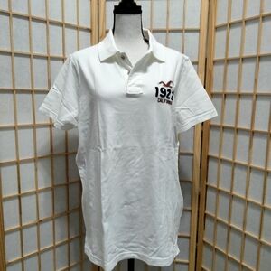 Hollister White Polo Shirt  | XL